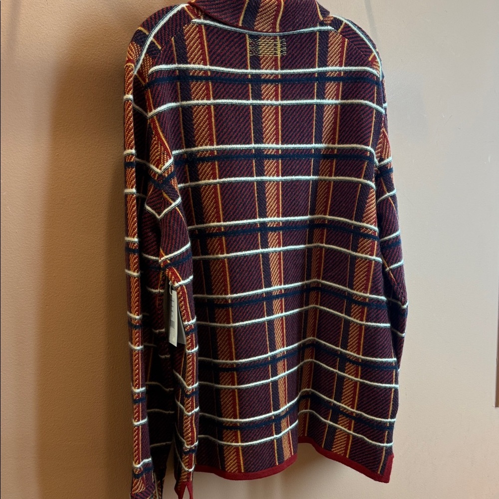 Guest in Residence Cashmere Plaid Work Shirt l - Picture 3 of 6